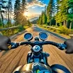 Motorcycle Racer. Road Mayhem